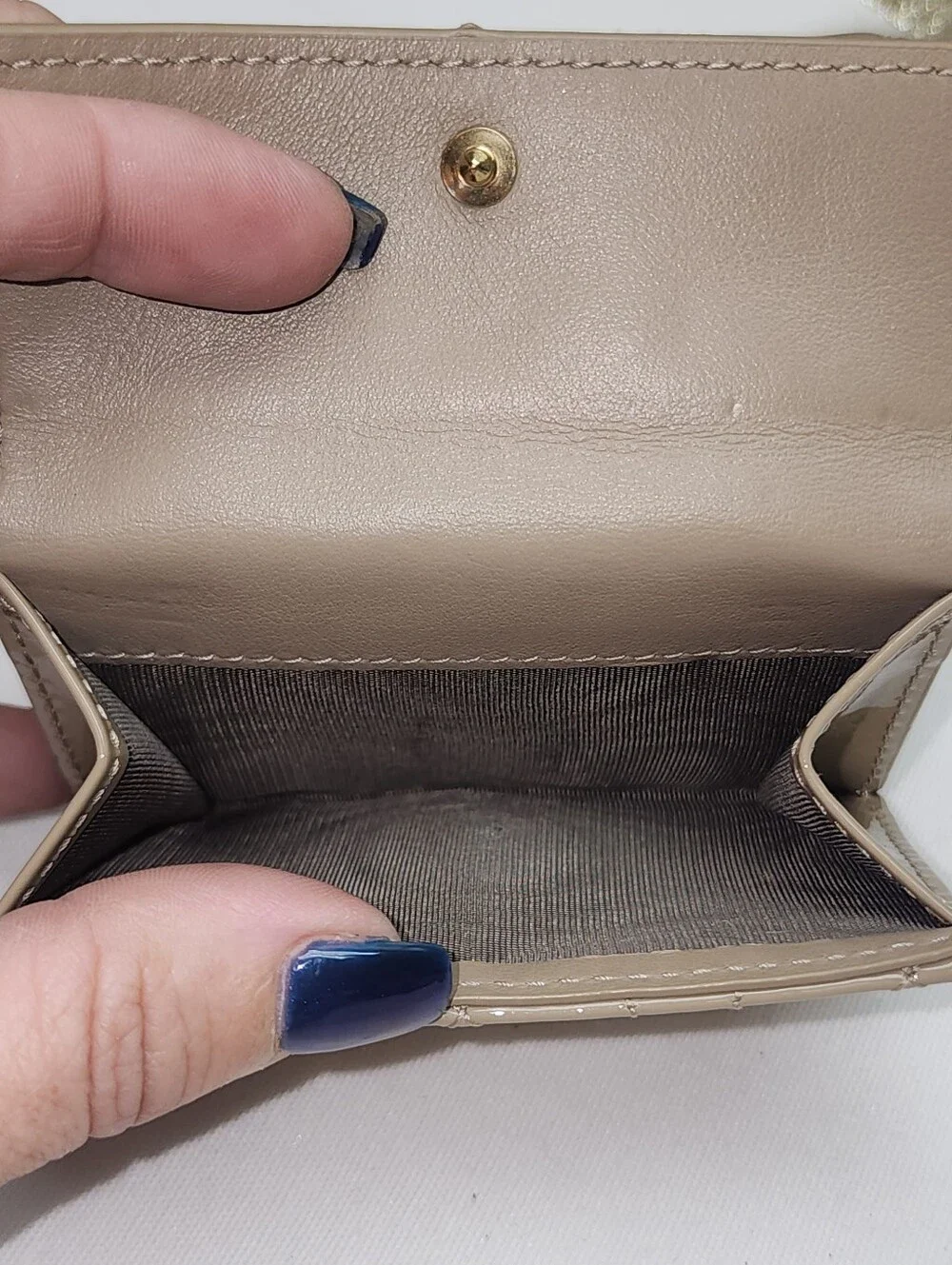 Authentic Lady Dior Lotus Compact Wallet Calfskin, Cannage Quilting 2022 Collect